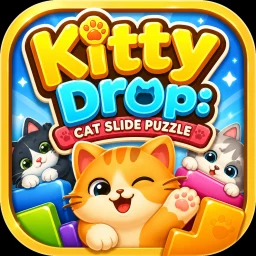 Kitty Drop: Cat Slide Puzzle