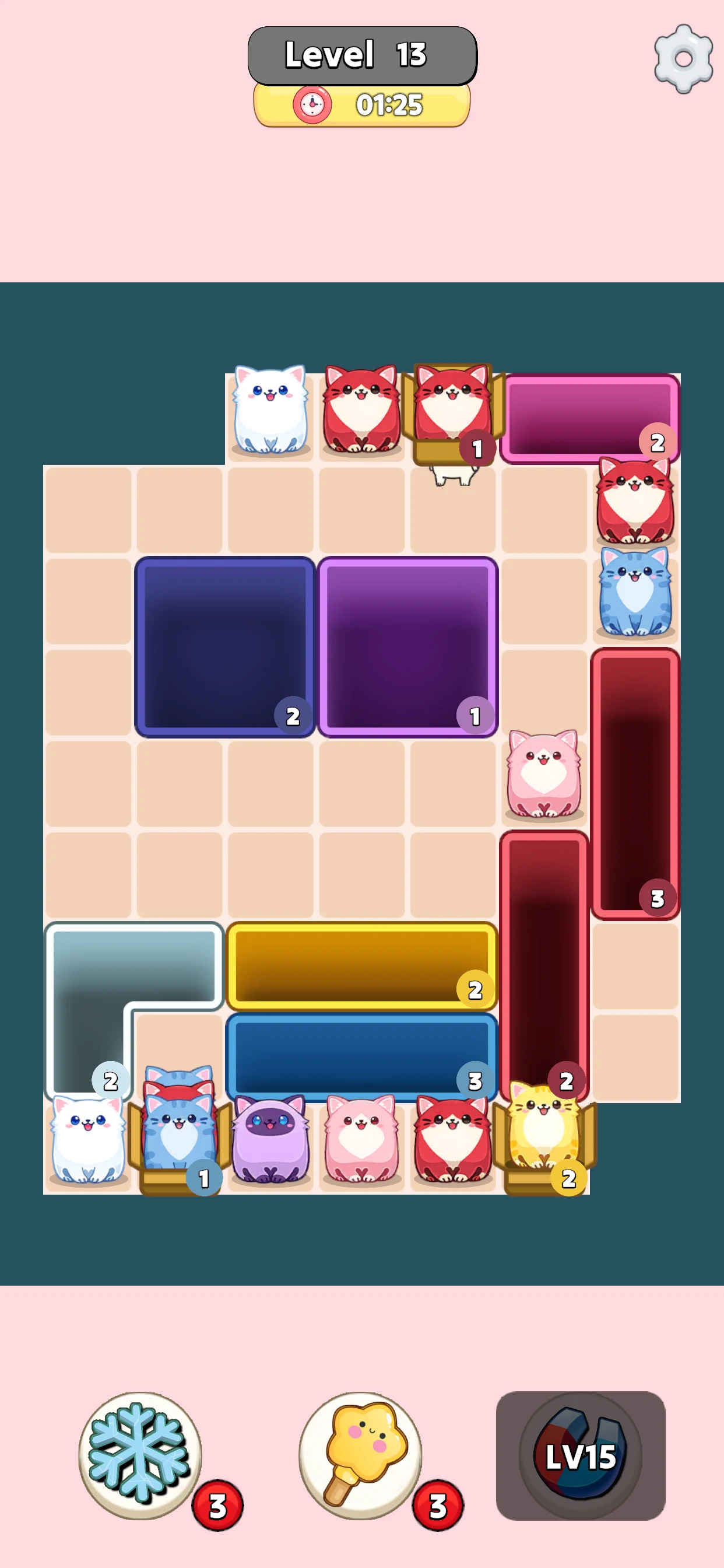 Kitty Drop: Cat Slide Puzzle screenshot